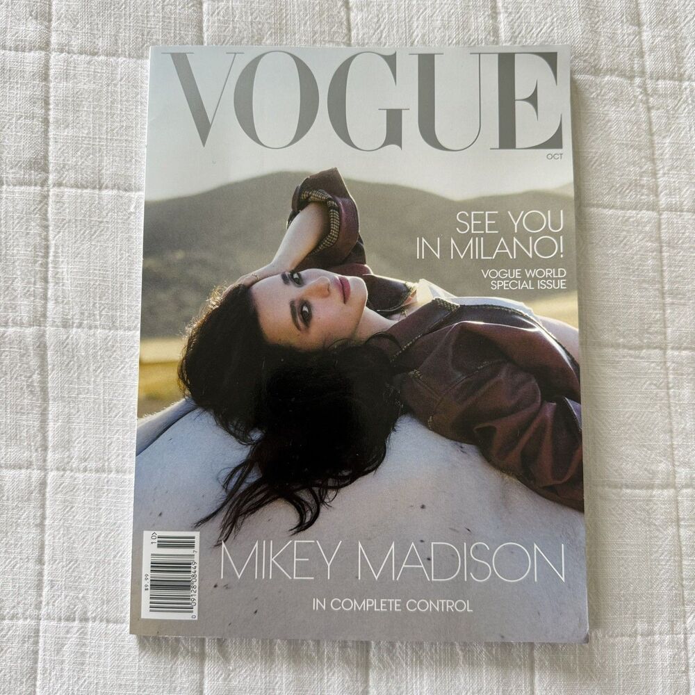 VOGUE Magazine October 2026 Special Issue Vogue World Milan Mikey Madison Cover